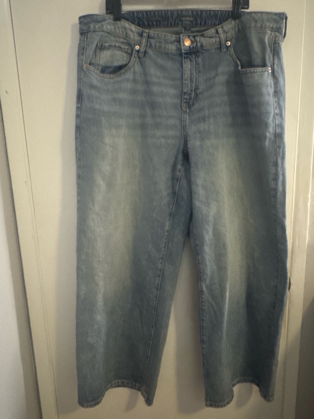 wild fable Light Blue low-rise baggy jeans
